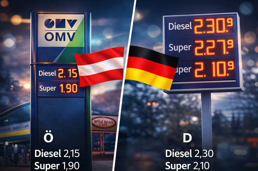 Tanken in Österreich: Lohnt sich der Abstecher für deutsche Autofahrer?